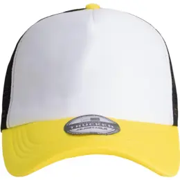 FWRD Vintage Trucker Three Tone Cap Yellow-White-Black